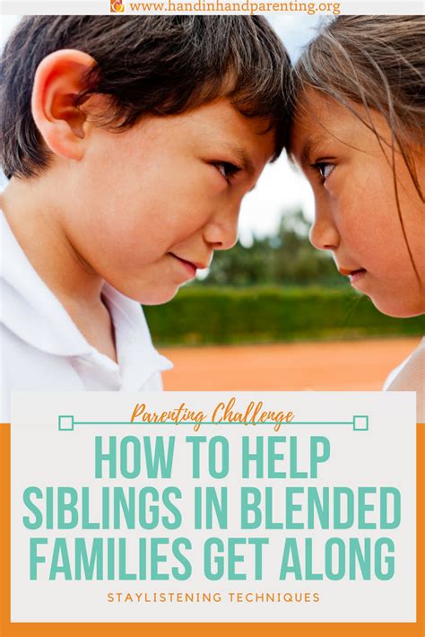 stepsister stepson|Here's how to bring stepsiblings and blended families together.